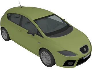 Seat Leon Cupra 3D Model