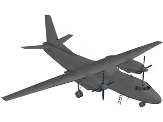 An-26 3D Model