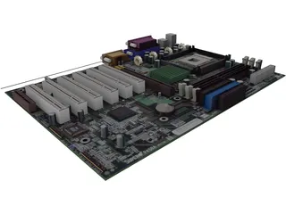 Motherboard 3D Model