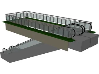 Escalator 3D Model