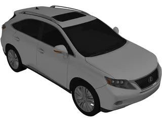 Lexus RX450h 3D Model