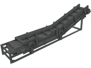 Chain Conveyor 3D Model