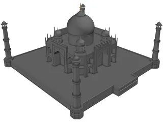 Taj Mahal 3D Model