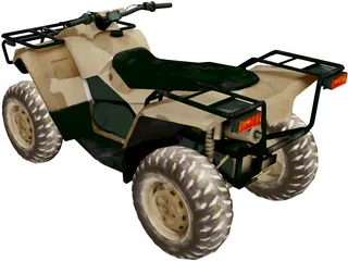 Quad 3D Model