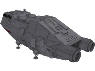 Colonial Shuttle Galactica 3D Model