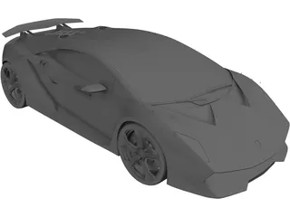 Lamborghini Sesto Elemento 3D Model