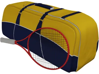 Racket Bag 3D Model