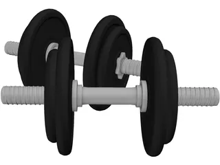 Dumbbell 3D Model