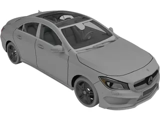 Mercedes-Benz CLA260 Sport Sedan (2014) 3D Model