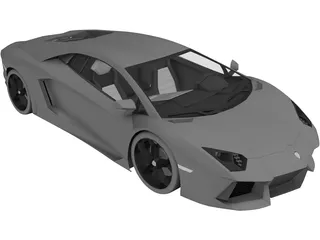 Lamborghini Aventador 3D Model