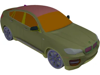 BMW X6 3D Model