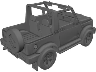 Suzuki Samurai 3D Model