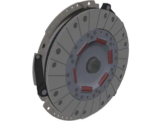 Clutch Assembly 3D Model