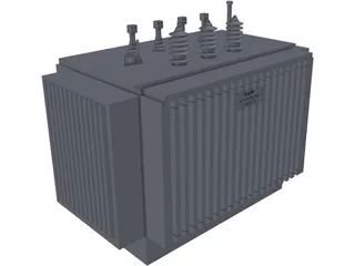 ABB 1000KVA Transformer 3D Model