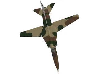 Jaguar Sepecat 3D Model