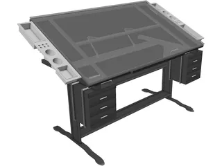 Art Table 3D Model