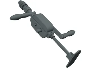 Hand Drill 3D Model