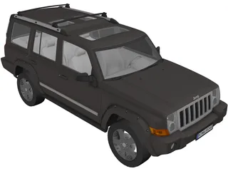 Jeep Commander (2007) 3D Model