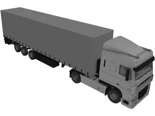 DAF XF 3D Model