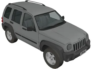 Jeep Liberty (2010) 3D Model