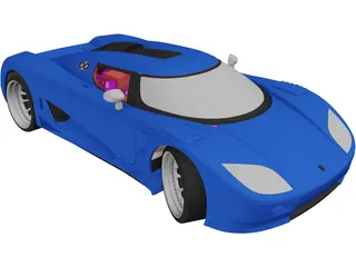 Koenigsegg CC (2008) 3D Model