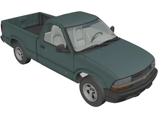 Chevrolet S10 Pickup 3D Model