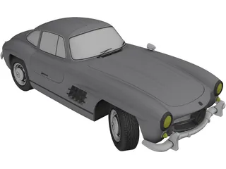 Mercedes-Benz 300SL Gullwing 3D Model