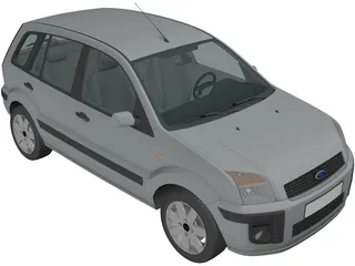 Ford Fusion Hatchback (2006) 3D Model