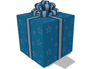 Christmas Present Box 3D Model