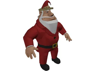 Al Character Santa Theme 3D Model