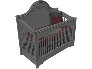 Baby Bed 3D Model