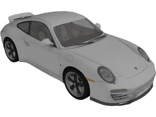 Porsche 911 997 Sport Classic 3D Model