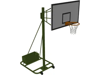 Basketball Rack 3D Model