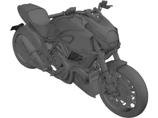 Ducati Diavel (2011) 3D Model