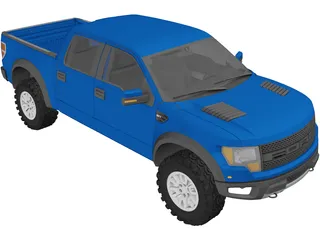 Ford F-150 SVT Raptor (2010) 3D Model