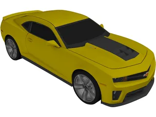 Chevrolet Camaro ZL1 (2012) 3D Model