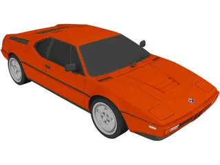 BMW M1 (1979) 3D Model