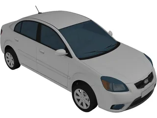 Kia Rio CVVT (2012) 3D Model