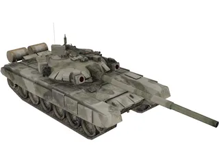 T90 Russian Tank 3D Model