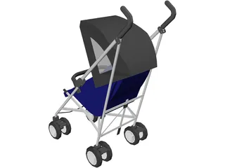 Quinny Stroller 3D Model