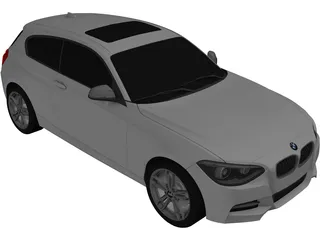 BMW M135i F21 (2012) 3D Model
