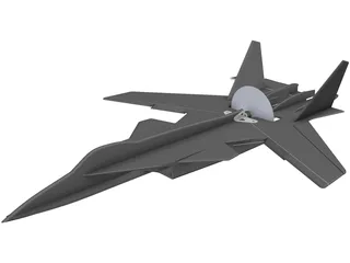 SU-47 Berkut Foam Electric RC 3D Model