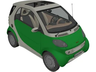 Smart Fortwo 3D Model