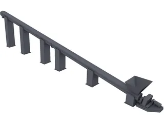 Helix Conveyor 3D Model