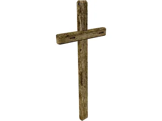 Roman Cross 3D Model