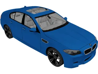 BMW M5 (2012) 3D Model