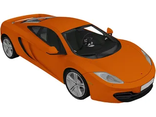 McLaren MP4-12C 3D Model