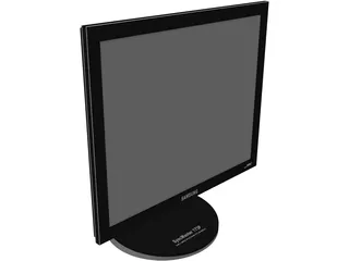 Samsung SyncMaster 173P Monitor 3D Model