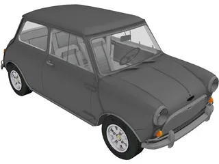 Austin Mini Cooper S (1965) 3D Model