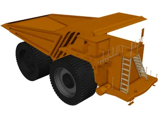 Caterpillar Mining Truck 3D Model